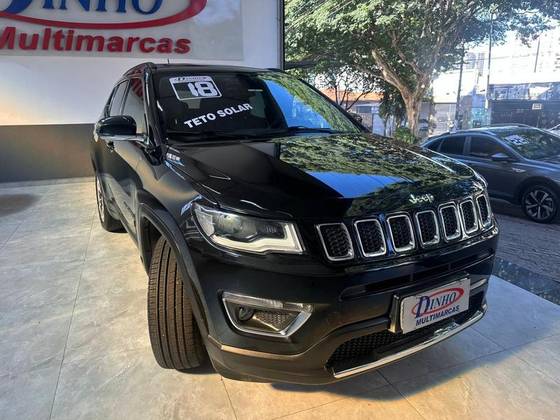 JEEP COMPASS 2.0 16V FLEX LIMITED AUTOMÁTICO JEEP COMPASS 2.0 16V FLEX LIMITED AUTOMÁTICO